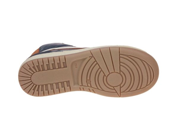 Stones and Bones Colas Blauwe Sneaker  (COLAS-NAVY/BRANDY) - MerkenOutlet