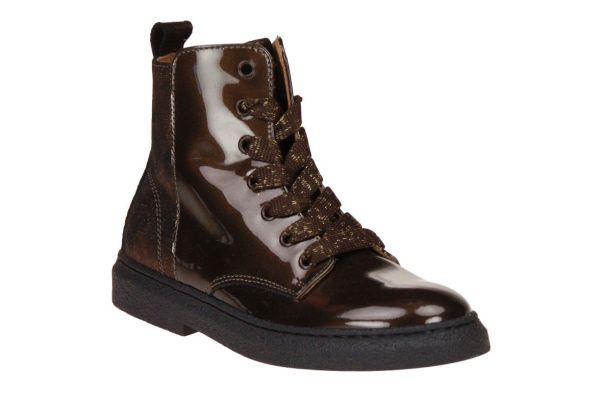 Stones and Bones Paine Bruine Veterboot Lak  (PAINE-BRASS) - MerkenOutlet