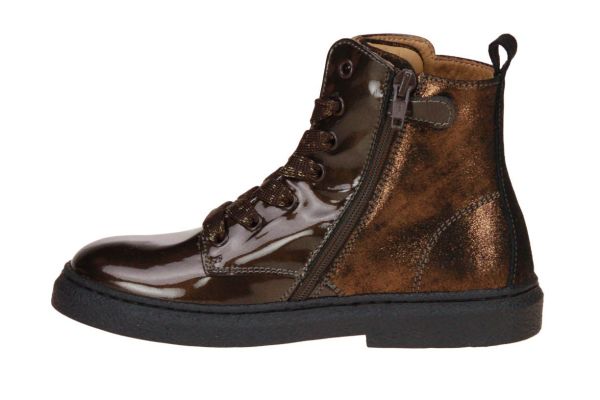 Stones and Bones Paine Bruine Veterboot Lak  (PAINE-BRASS) - MerkenOutlet
