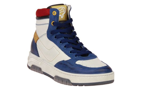 Stones and Bones Ricet Blauw-Offwhite Sneaker  (RICET-BLUE/IVOR) - MerkenOutlet