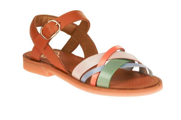 Stones & Bones Maifa Sandaal Camel-Multi  (MAIFA OXIDE COGNAC) - MerkenOutlet