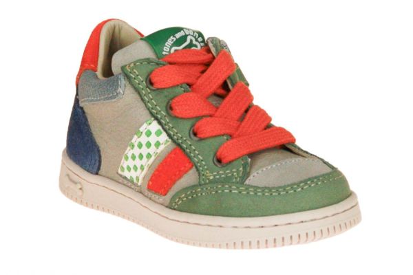 Stones & Bones Nero Eerste Stapper Kaki-Grijs  (NERO- KHAKI) - MerkenOutlet