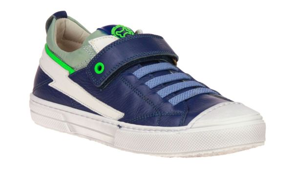 Stones and Bones Ronet Blauwe Velcroschoen  (RONET-NAVY IVOR) - MerkenOutlet