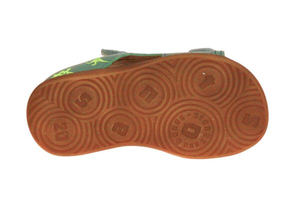 Stones & Bones Sino Sandaal Groen-Grijs  (SINO-OXIDE) - MerkenOutlet