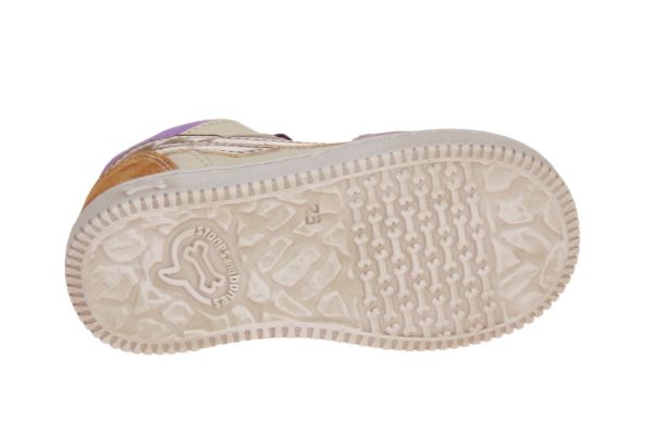 Stones and Bones Nomi Beige-Roze Sneaker  (NOMI-ROSE NATURAL) - MerkenOutlet