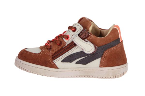 Stones and Bones Nomi Offwhite-Cognac Sneaker  (NOMI IVOR BRANDY) - MerkenOutlet