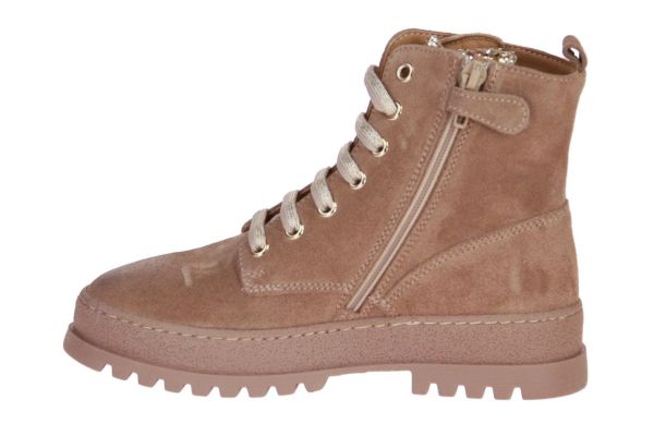 Stones and Bones Svasa Beige Veterboot  (SVAVA GLITTER SAND PLATIN) - MerkenOutlet