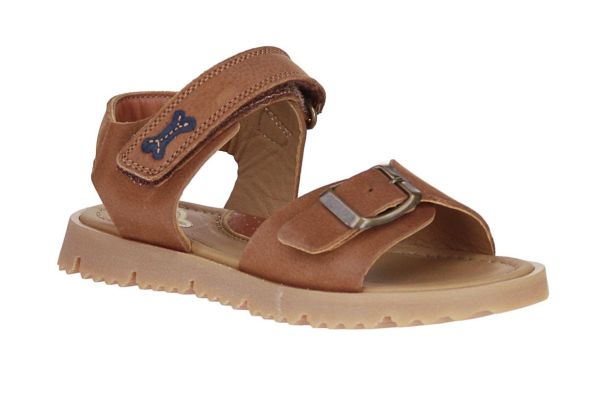 Stones and Bones Lotus Cognac Sandaal  (LOTUS-TABAC) - MerkenOutlet
