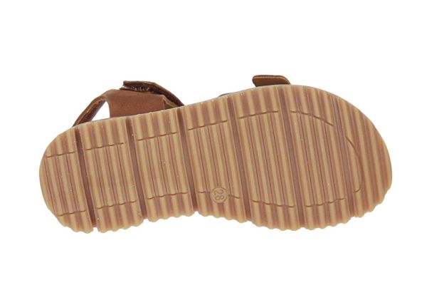 Stones and Bones Lotus Cognac Sandaal  (LOTUS-TABAC) - MerkenOutlet