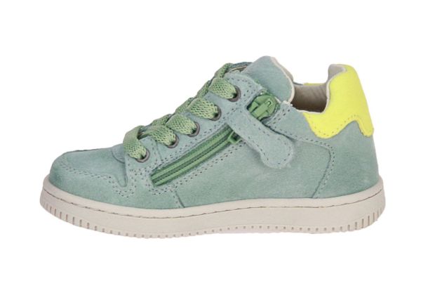 Stones and Bones Naif Groene Sneaker  (NAIF-OXIDE/YELLOW) - MerkenOutlet