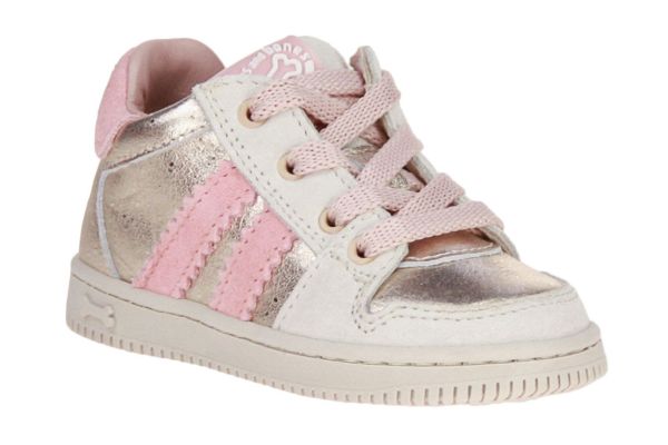 Stones and Bones Nels Sneaker Goud  (NELS-PLATIN/SALMON) - MerkenOutlet