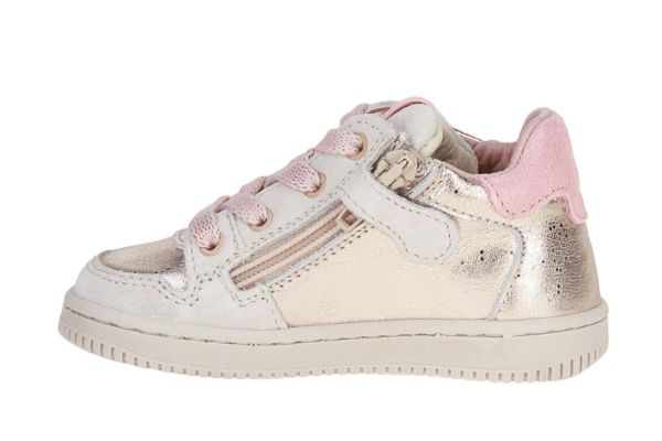 Stones and Bones Nels Sneaker Goud  (NELS-PLATIN/SALMON) - MerkenOutlet