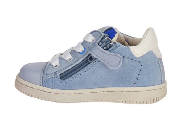 Stones and Bones Nepo Blauwe Sneaker  (NEPO- BLUE/CUOIO) - MerkenOutlet