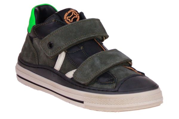 Stones and Bones Loris Velcroschoen Groen  (LORIS green black) - MerkenOutlet