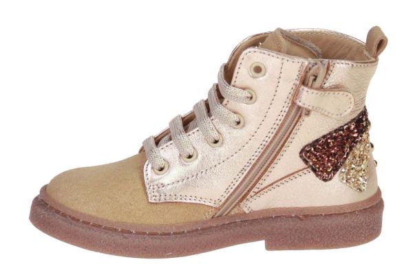 Stones and Bones Pixy Metallic Veterboot Goud  (PIXY platin) - MerkenOutlet