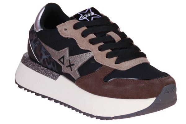 SUN68 Big Stargirl Mix Nero Sneaker  (Z45221-11) - MerkenOutlet