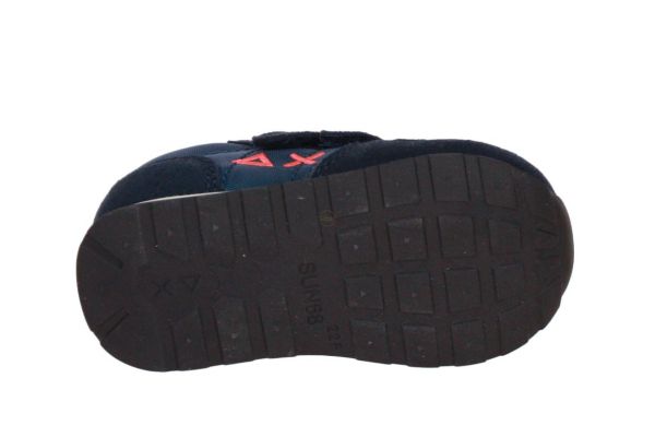 SUN68 Boy's Tom Fluo First Step Navy Blue  (Z36302F-07) - MerkenOutlet