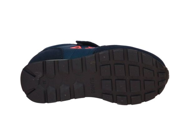 SUN68 Boy's Tom Fluo Kid Navy Blue  (Z36302K-07) - MerkenOutlet