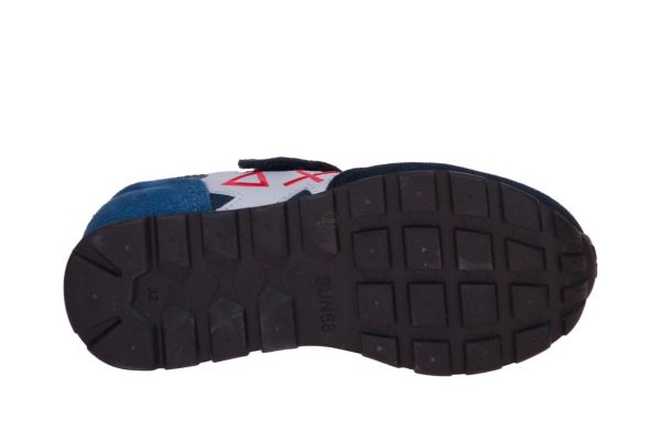 SUN68 Boy's Jaki Solid Kid Navy Blue  (Z36315K-07) - MerkenOutlet