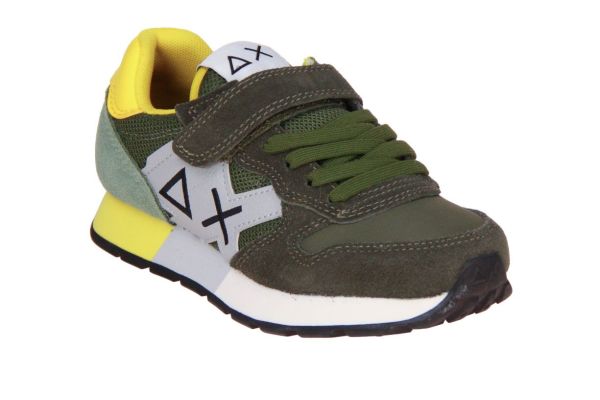 SUN68 Boy's Jaki Bicolour Kid Verde Salvia  (Z36316K-8419) - MerkenOutlet