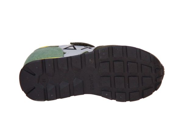 SUN68 Boy's Jaki Bicolour Kid Verde Salvia  (Z36316K-8419) - MerkenOutlet
