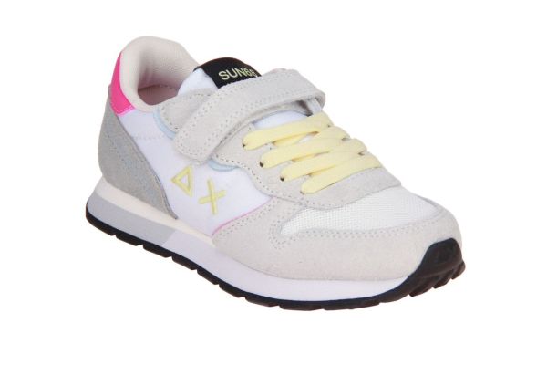 SUN68 Girl's Ally Color Explosion Kid Bianco  (Z36404K-01) - MerkenOutlet