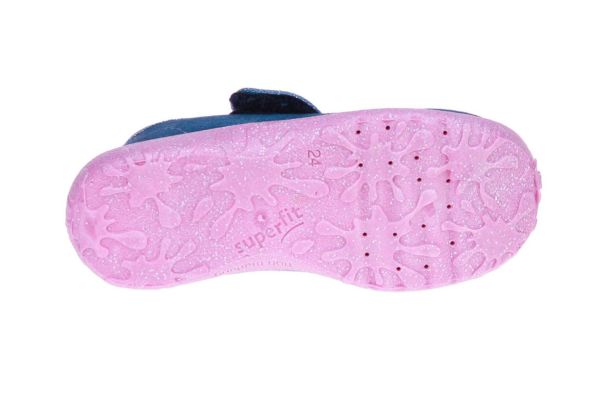 Superfit Blauwe Pantoffel Unicorn  (1-009254-8050) - MerkenOutlet