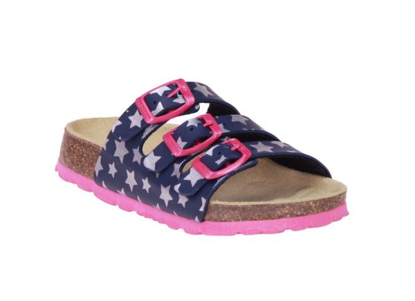 Superfit Blauwe Slipper Sterretjes  (800113-8400) - MerkenOutlet