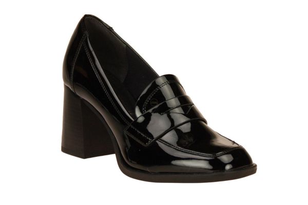 Tamaris Zwarte Pump Lakleder  (1-24438-41/018) - MerkenOutlet