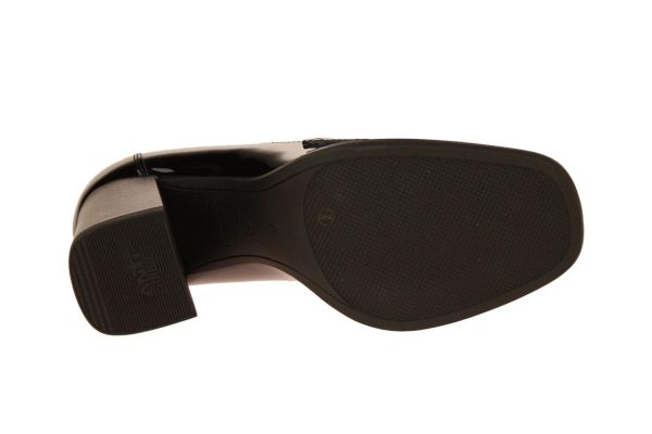 Tamaris Zwarte Pump Lakleder  (1-24438-41/018) - MerkenOutlet