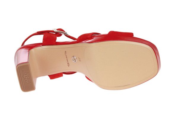 Tamaris Sandaal Rood  (1-28309-42/500) - MerkenOutlet