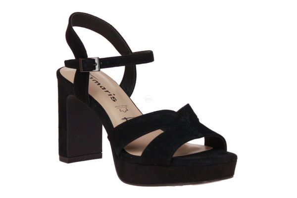 Tamaris Sandaal Zwart  (1-28309-42/007) - MerkenOutlet