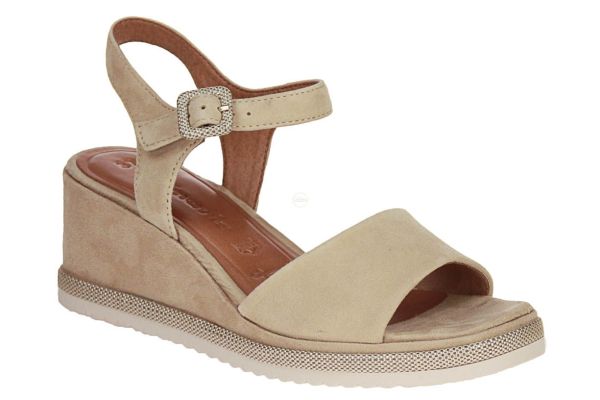 Tamaris Beige Sandaal  (1-28354-44/435) - MerkenOutlet