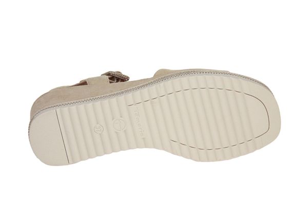 Tamaris Beige Sandaal  (1-28354-44/435) - MerkenOutlet