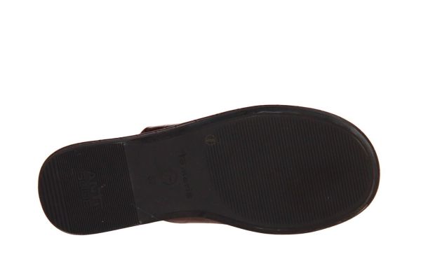 Tamaris Slipper Crocco Bruin  (1-27106-46/396) - MerkenOutlet