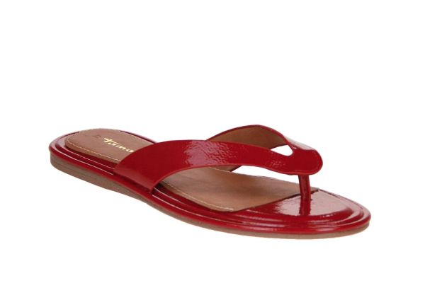 Tamaris Slipper Rood  (1-27106-46/575) - MerkenOutlet