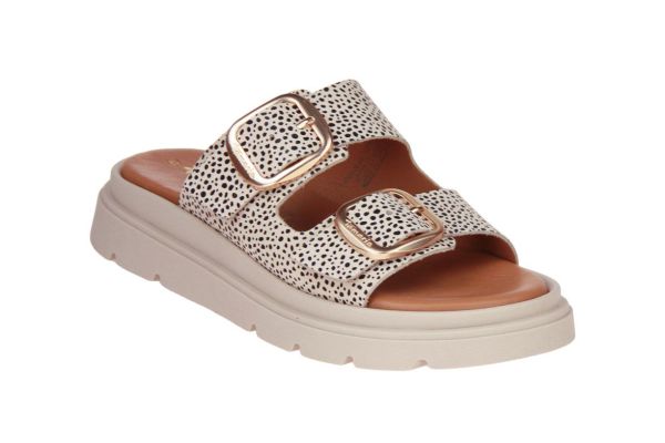 Tamaris Slipper Beige Comb  (1-27239-42/402) - MerkenOutlet