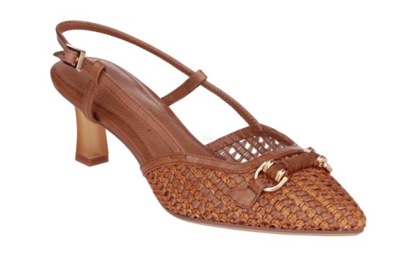 Tamaris Raffia Slingback Cognac  (1-29634-44/305) - MerkenOutlet