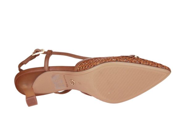 Tamaris Raffia Slingback Cognac  (1-29634-44/305) - MerkenOutlet