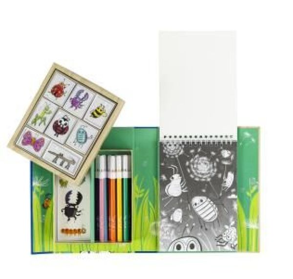 Tiger Tribe Colouring Set Backyard Bugs  (0297) - MerkenOutlet