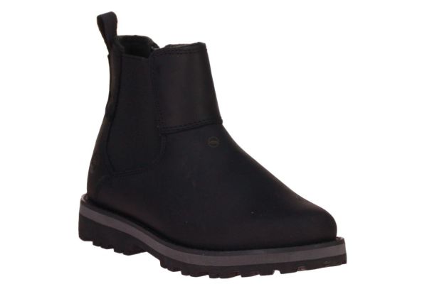 Timberland Courma Kid Zwarte Korte Laars  (courmakid-black) - MerkenOutlet