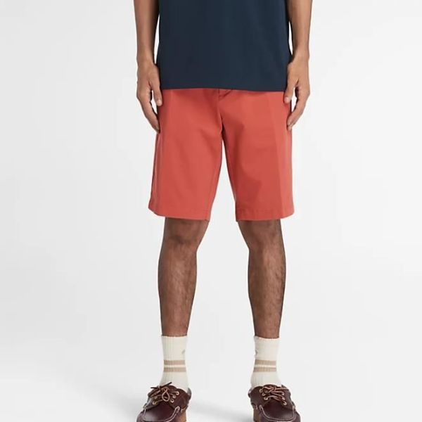 Timberland Stretch Chinoshort Rood  (TB0A2DFMEG61) - MerkenOutlet