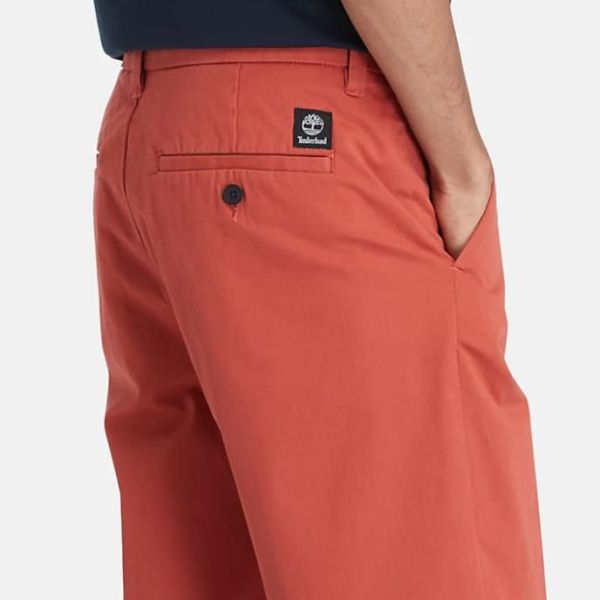 Timberland Stretch Chinoshort Rood  (TB0A2DFMEG61) - MerkenOutlet