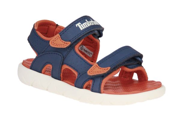 Timberland Perkins Row Backstrap Sandal Dark Blue-Orange  (TB0A43EAL791) - MerkenOutlet