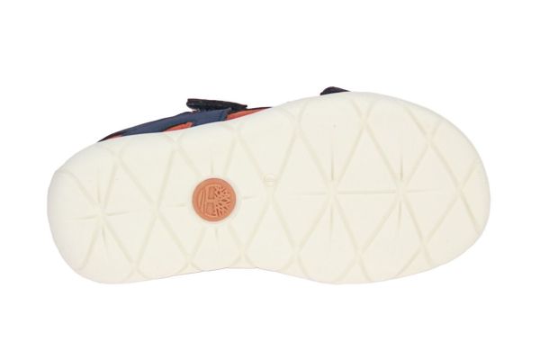 Timberland Perkins Row Backstrap Sandal Dark Blue-Orange  (TB0A43EAL791) - MerkenOutlet
