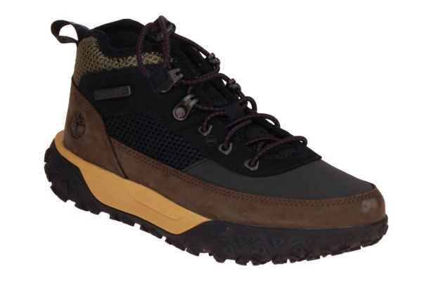 Timberland Greenstride Motion 6 Mid Bungee Sneaker Zwart/Bruin  (TB0A6C41-EJC1) - MerkenOutlet