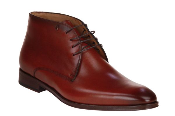 Van Bommel Raffia 05.00 Hoog Geklede Schoen Cognac H-leest  (50029-24/01) - MerkenOutlet