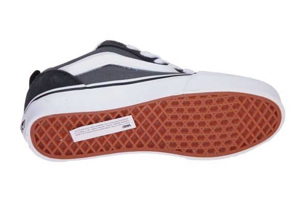 Vans Knu Skool Kids Sneaker Grijs-Wit  (VN000D2TUHE1) - MerkenOutlet