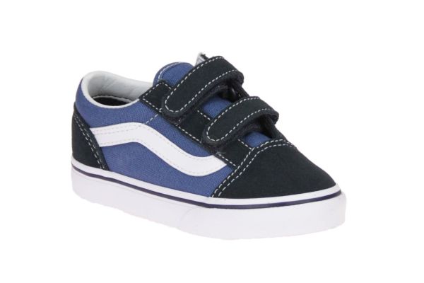 Vans Oldskool Velcro Blauwe Sneaker  (VD3YNVY) - MerkenOutlet