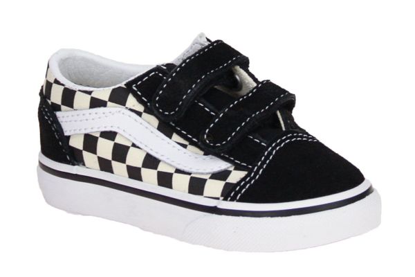 Vans Old Skool V Primary Check Black/White  (VN0A38JNP0S1) - MerkenOutlet